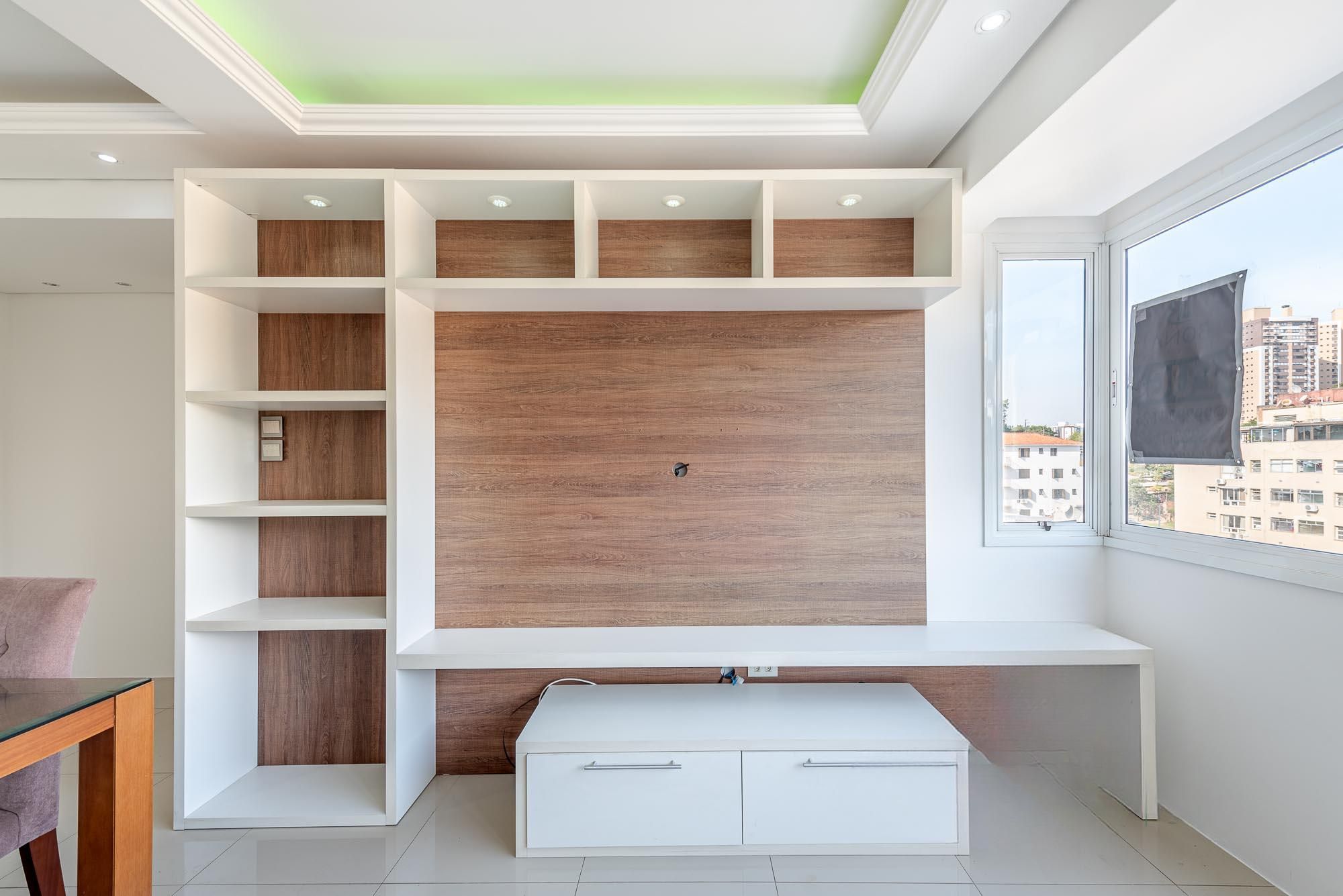Apartamento mobiliado com churrasqueira e 2 vagas