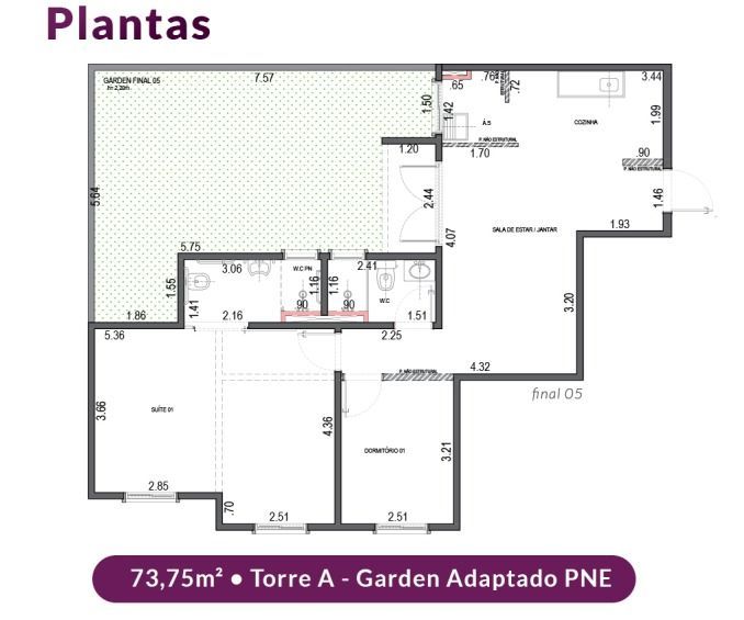Apartamento, 2 quartos, 93 m² - Foto 5