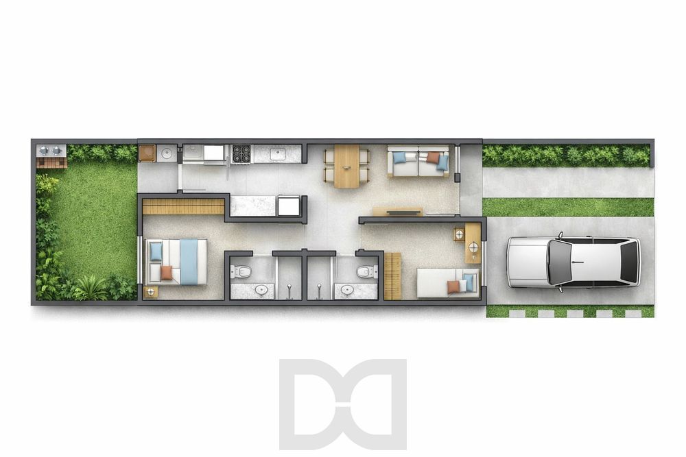 Casa, 2 quartos, à venda, 56 m², Aberta dos Morros - Porto Alegre — foto 2