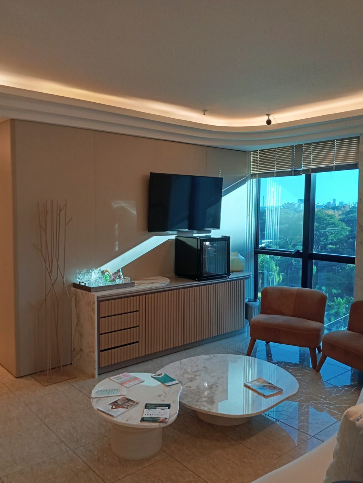 CLÍNICA DECORADA COM VISTA PARA O GUAÍBA
