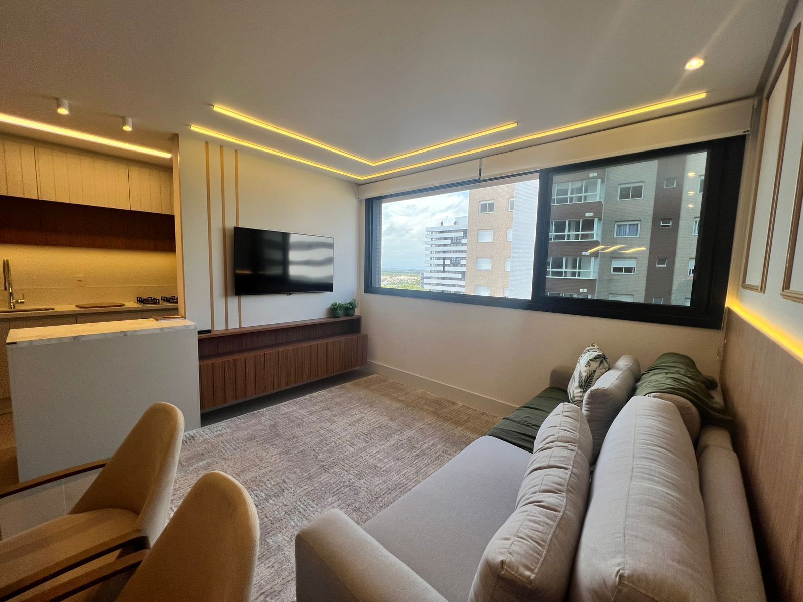 Apartamento Mobiliado à Venda no Edifício Origem - Praia Grande, Torres/RS | 2 Quartos, 1 Suíte