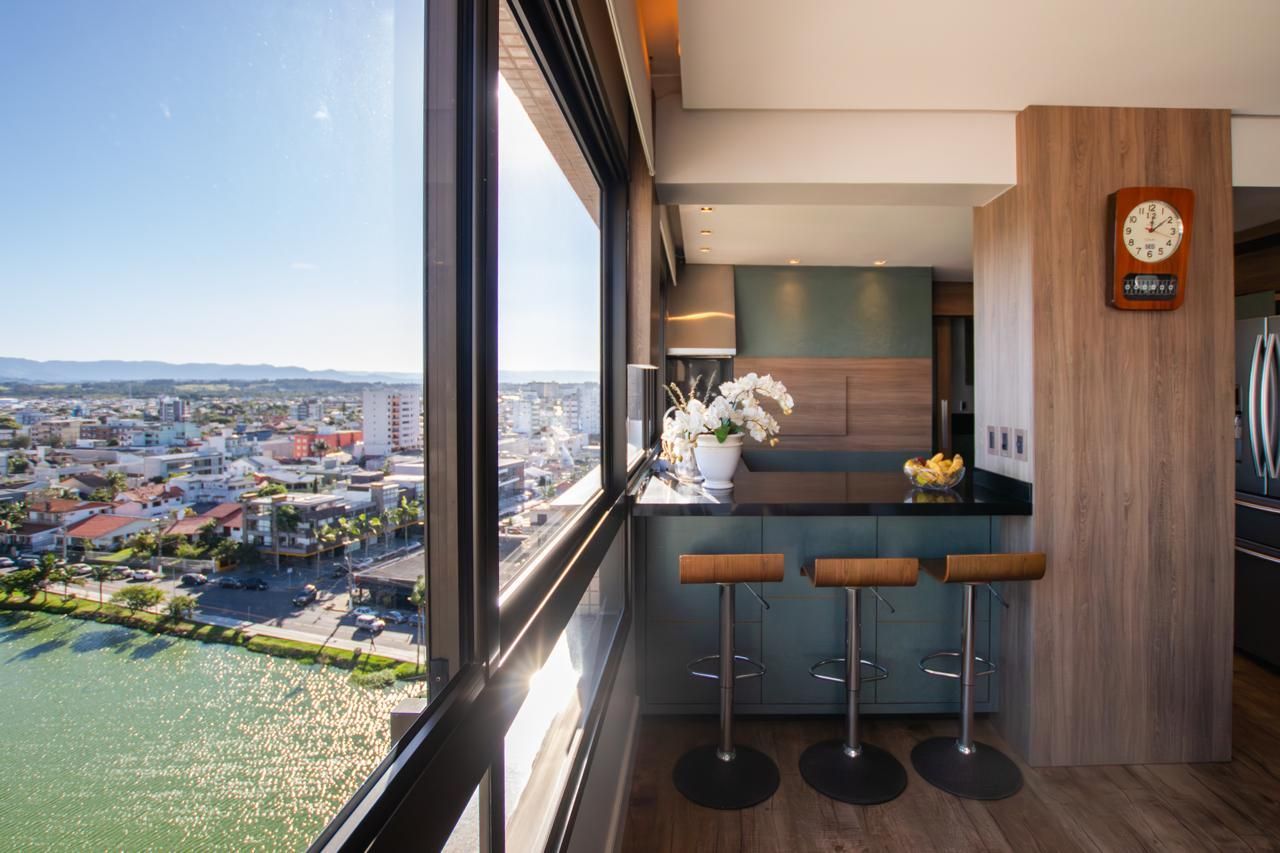 Apartamento mobiliado e pronto para morar no Edificio Ponta da Lagoa em Torres