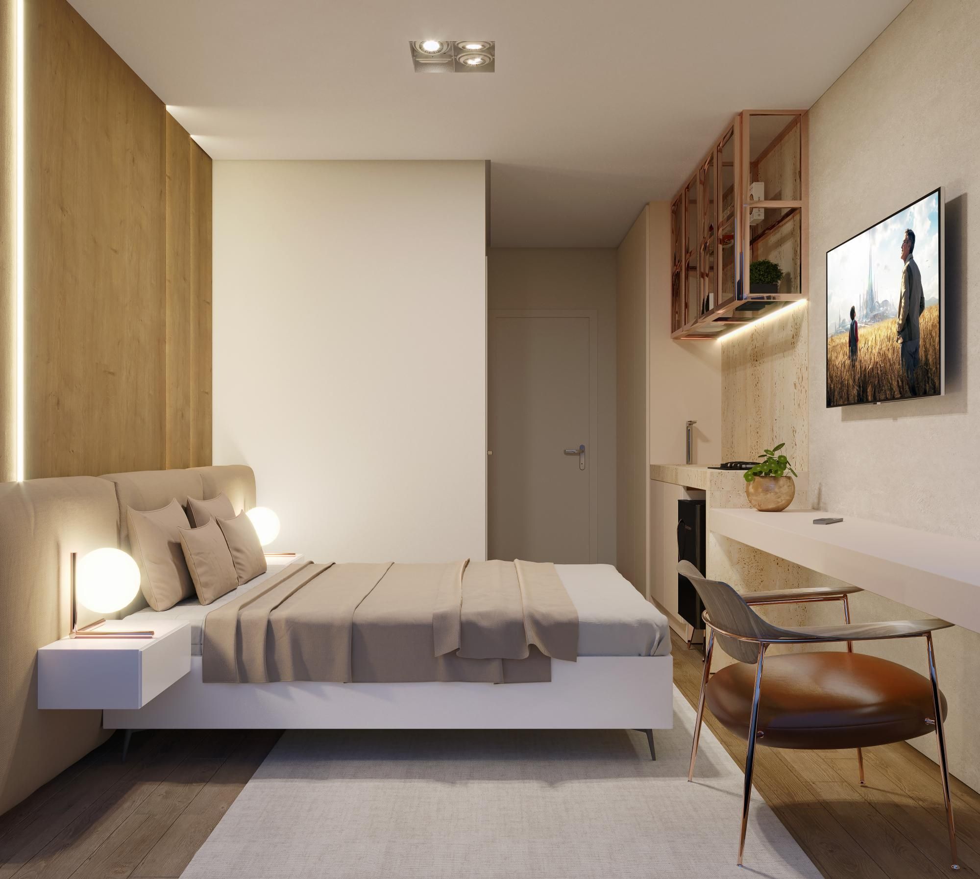 Flat/Apart Hotel à venda com 1 quarto, 32m² - Foto 3
