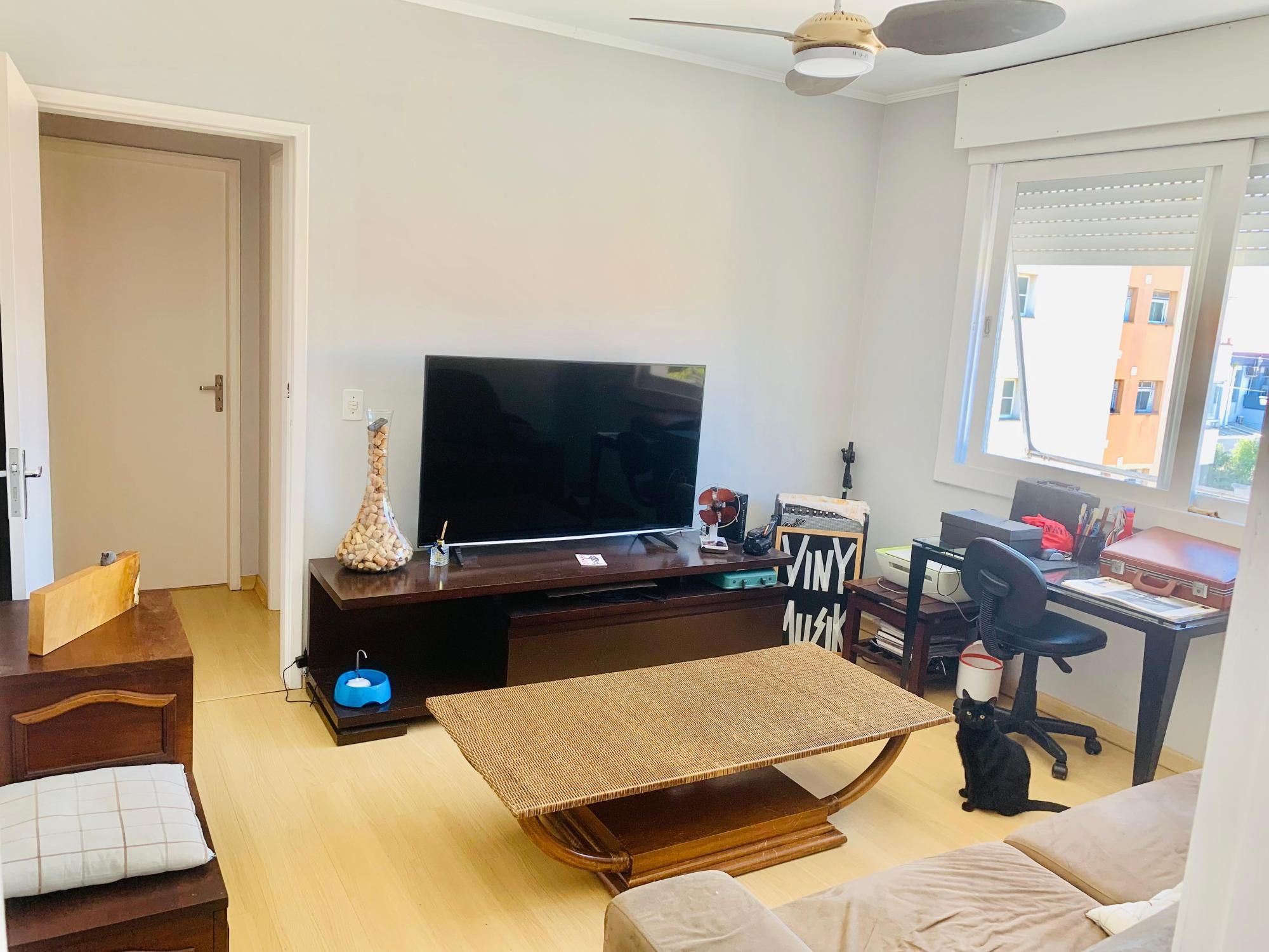 Apartamento mobiliado de 1 quarto e 1 vaga coberta no bairro Higienópolis