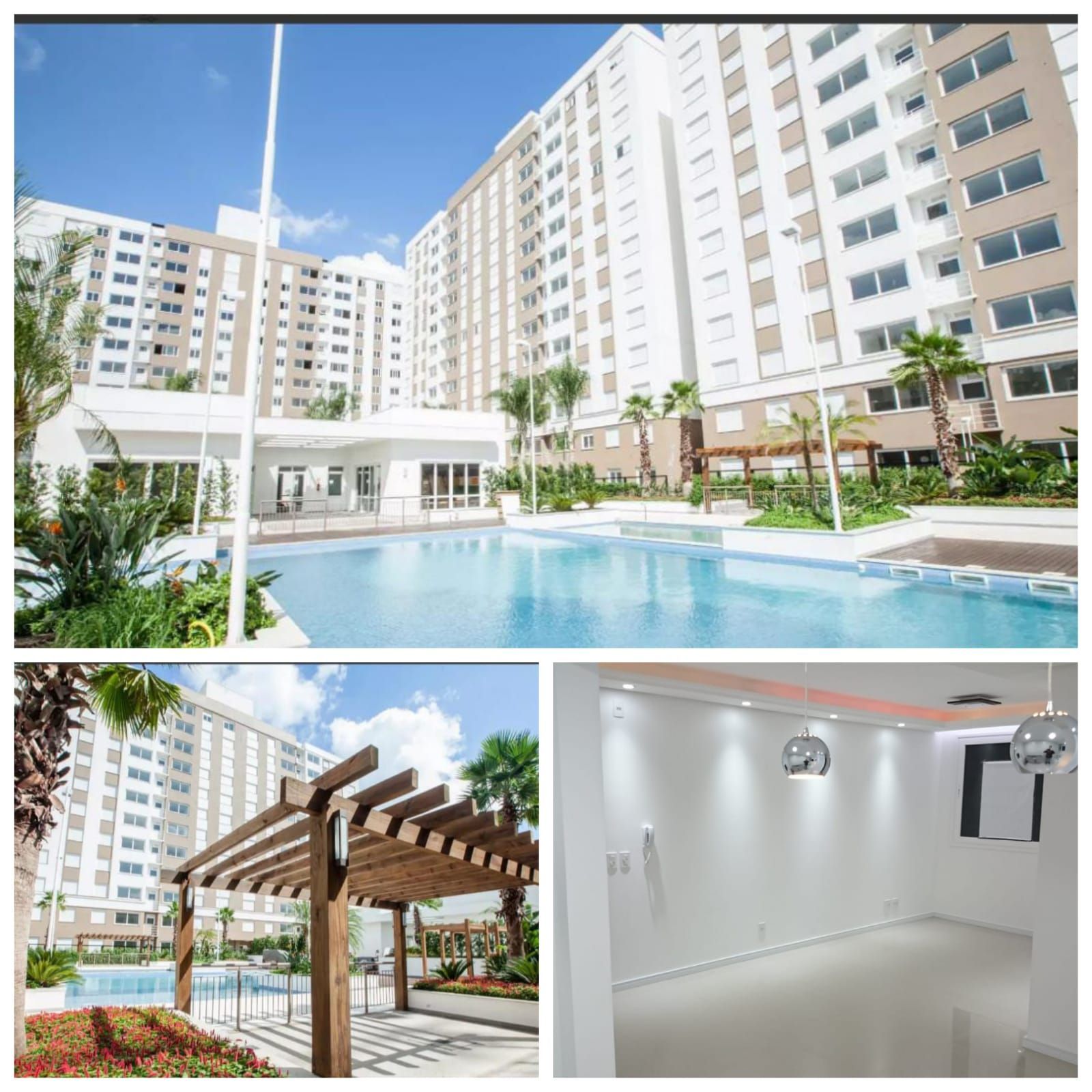 Apartamento 3 Quartos, Andar alto, Vaga dupla e Vista piscina em Canoas