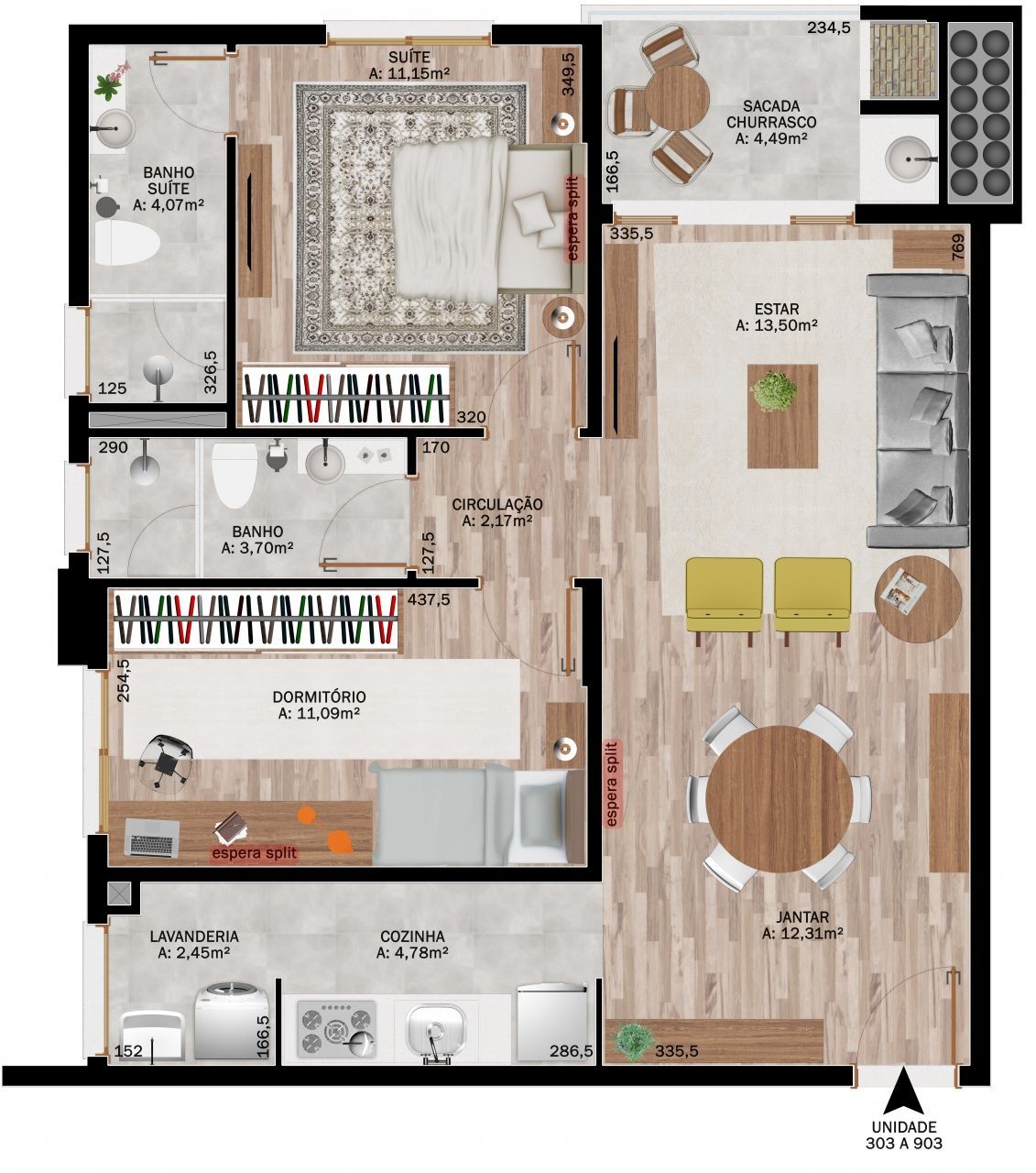 Apartamento, 2 quartos, 80 m² - Foto 10