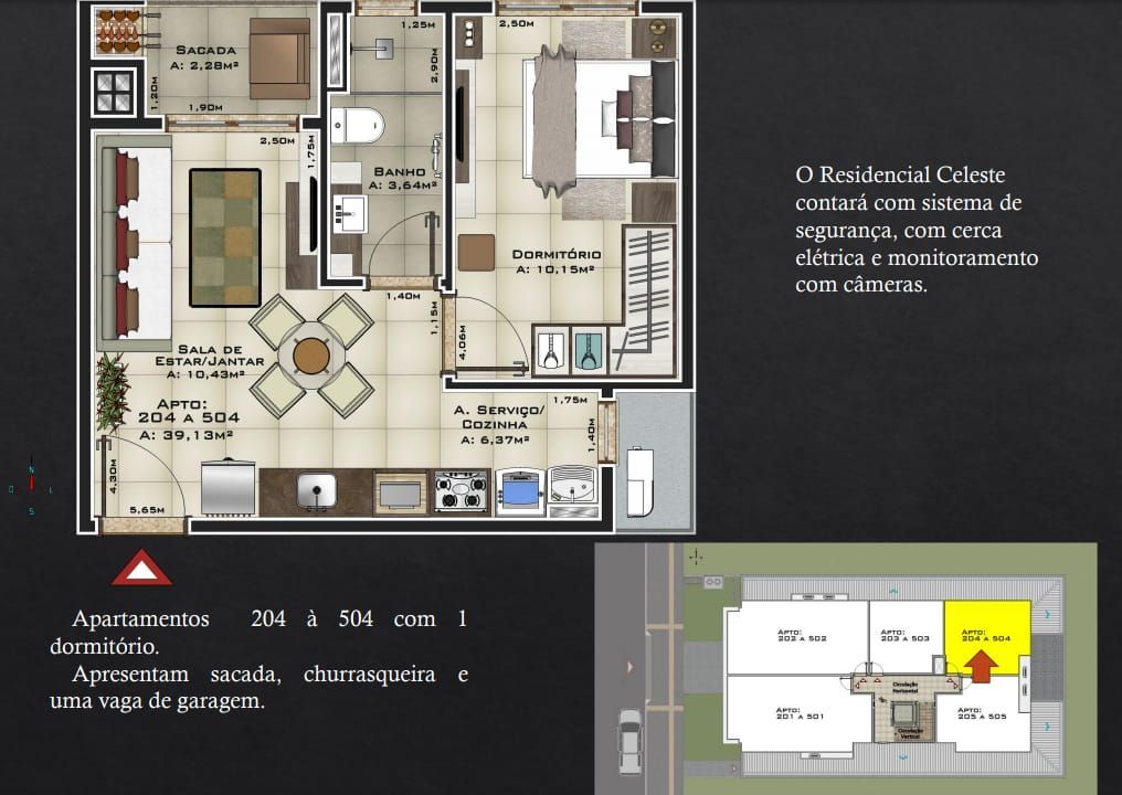 Apartamento, 1 quarto, 39 m² - Foto 5