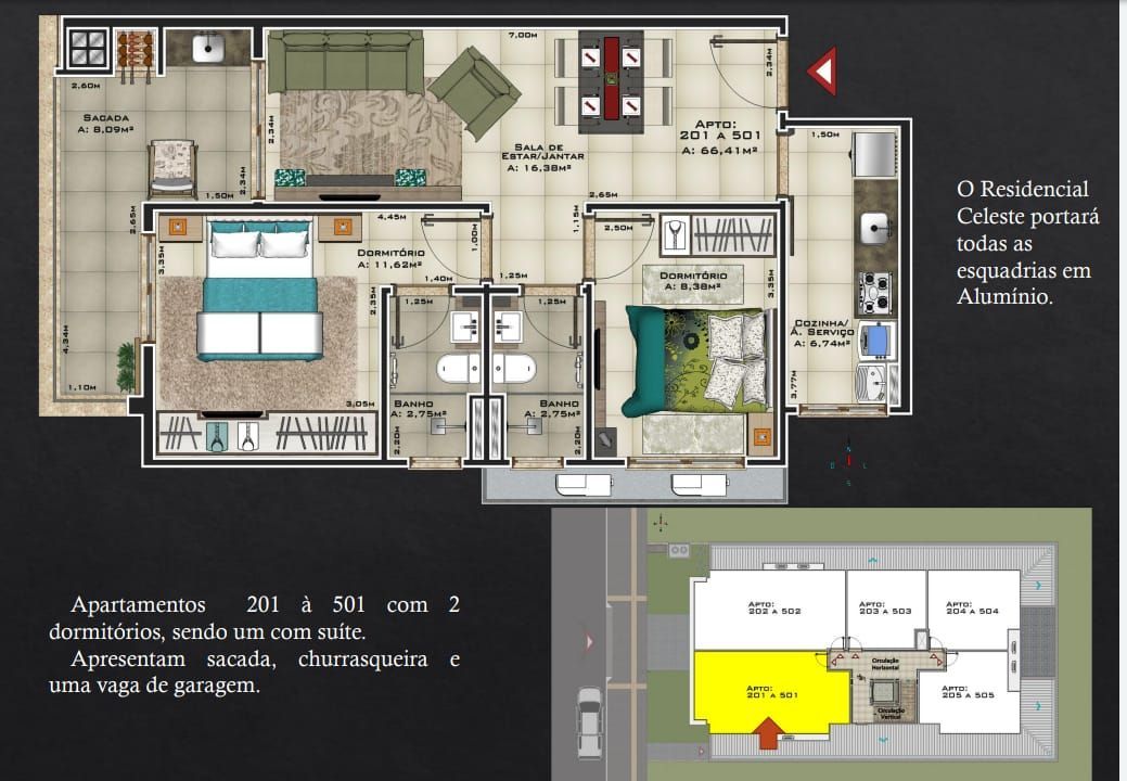 Apartamento, 1 quarto, 39 m² - Foto 4