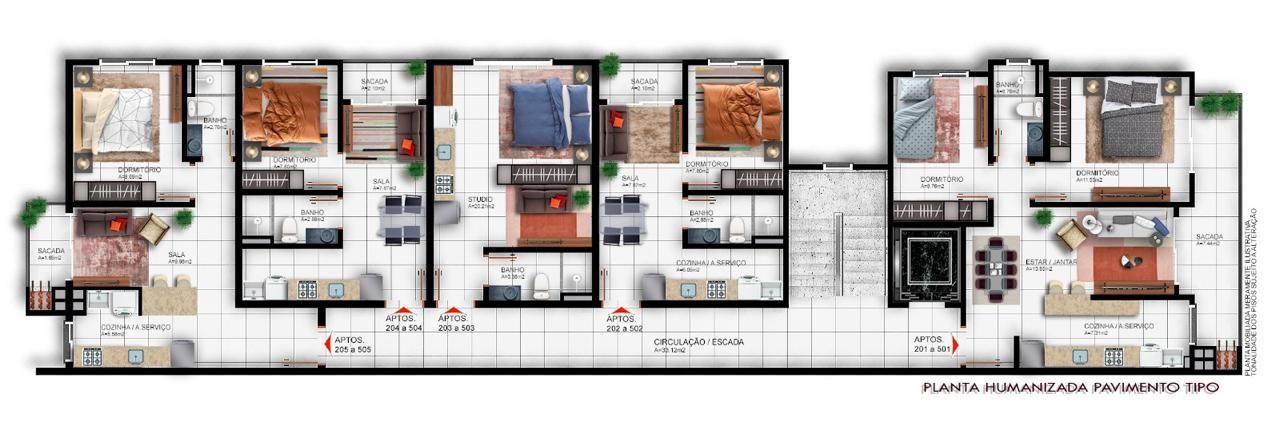 Apartamento, 1 quarto, 41 m² - Foto 11