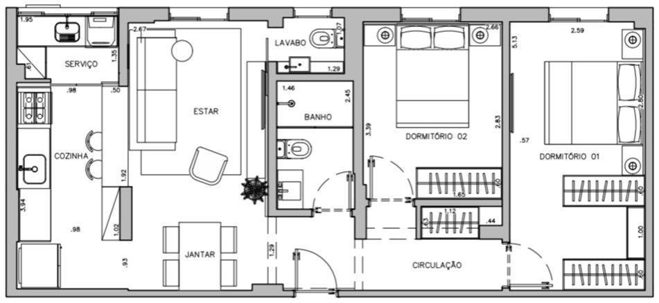 Apartamento à venda com 2 quartos, 64m² - Foto 26