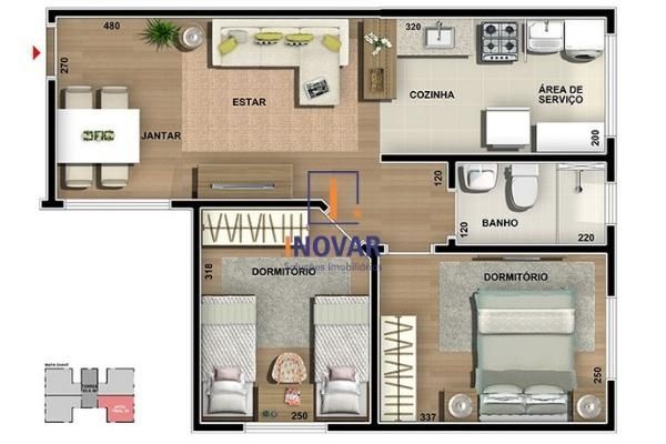 Apartamento à venda com 2 quartos, 43m² - Foto 10