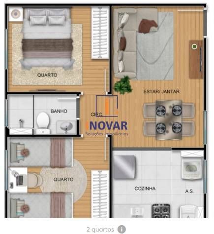 Apartamento à venda com 2 quartos, 41m² - Foto 10