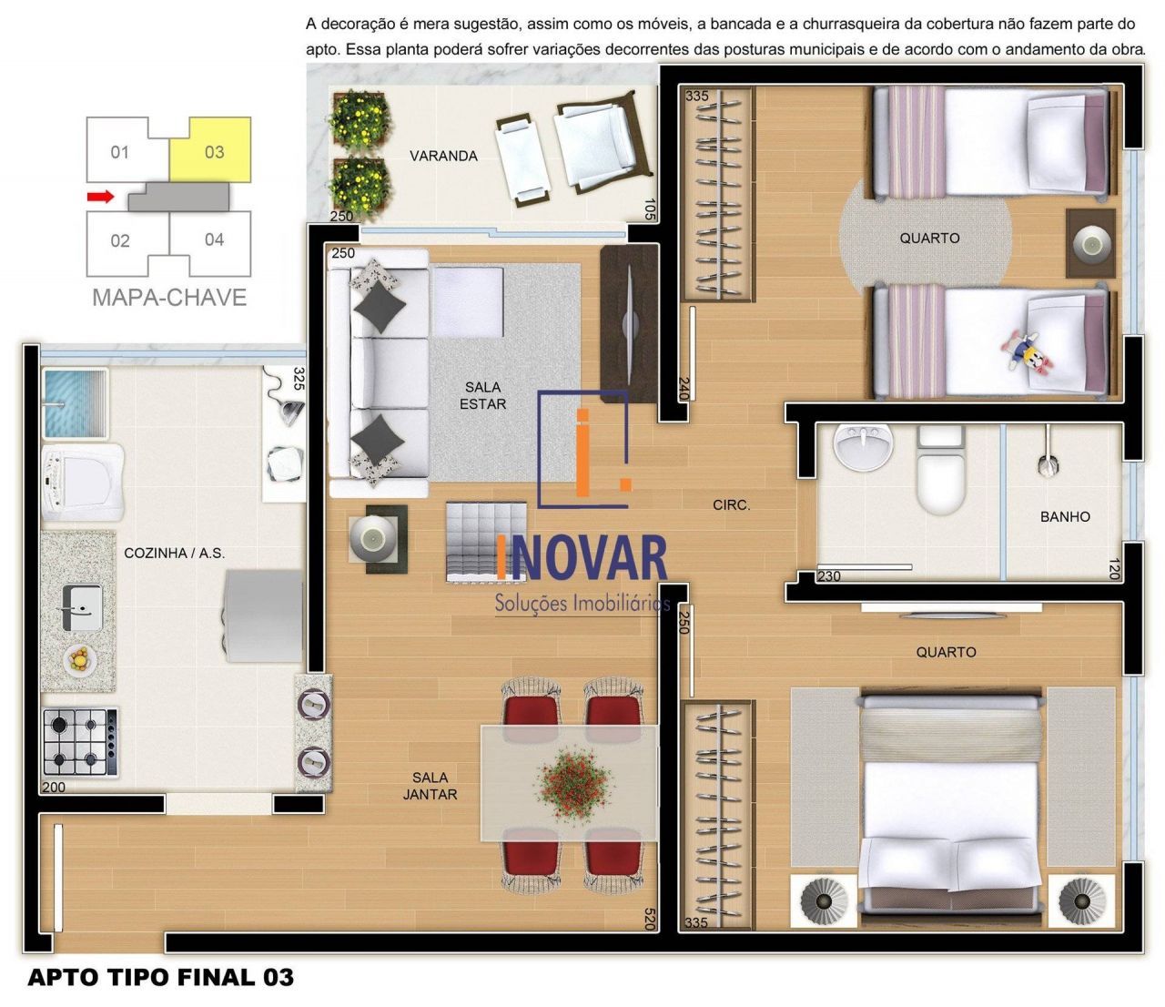 Apartamento, 2 quartos, 52 m² - Foto 12