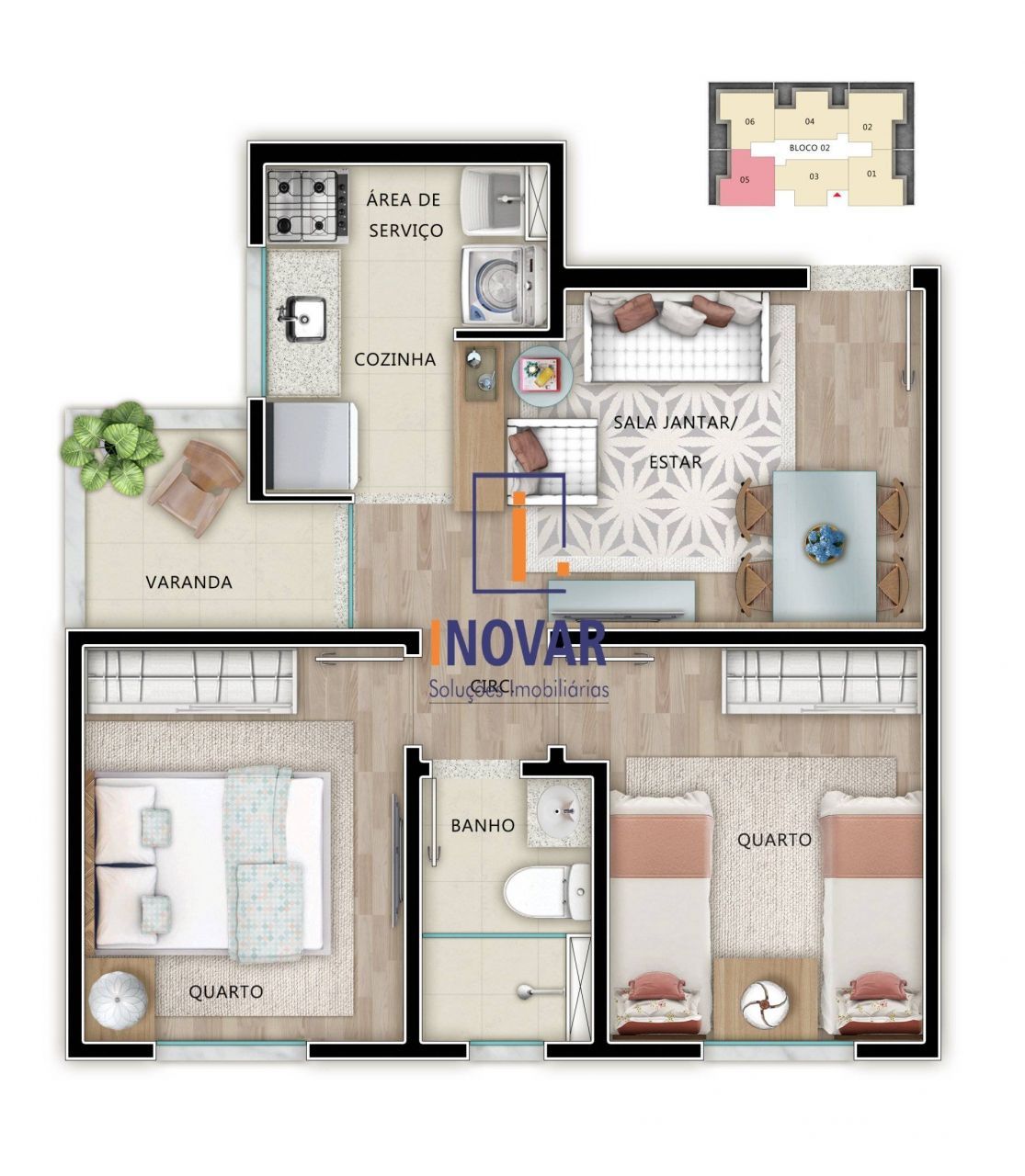 Apartamento à venda com 2 quartos, 45m² - Foto 11