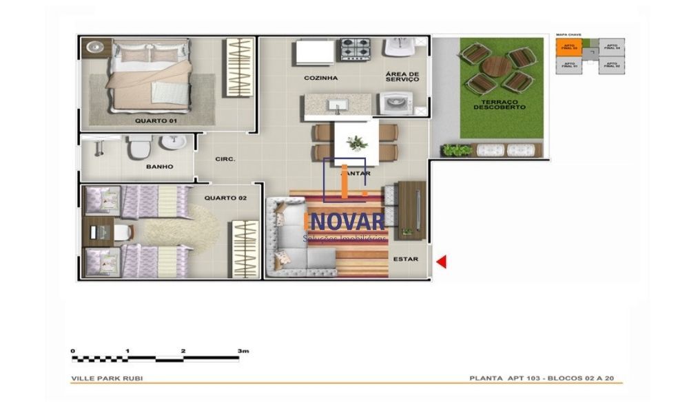 Apartamento à venda com 2 quartos, 43m² - Foto 14