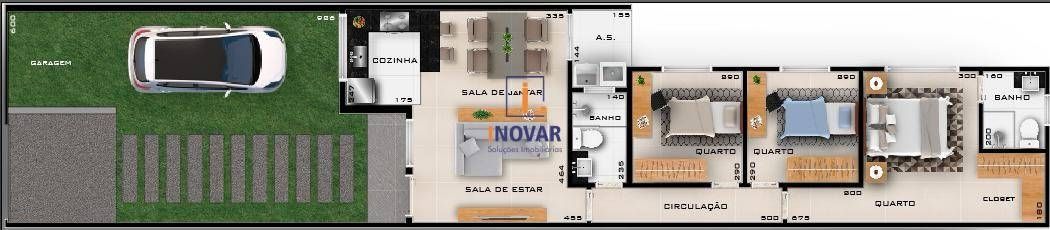 Casa à venda com 3 quartos, 90m² - Foto 14