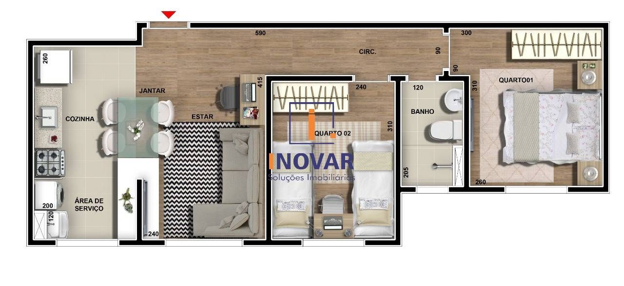 Apartamento à venda com 2 quartos, 85m² - Foto 18