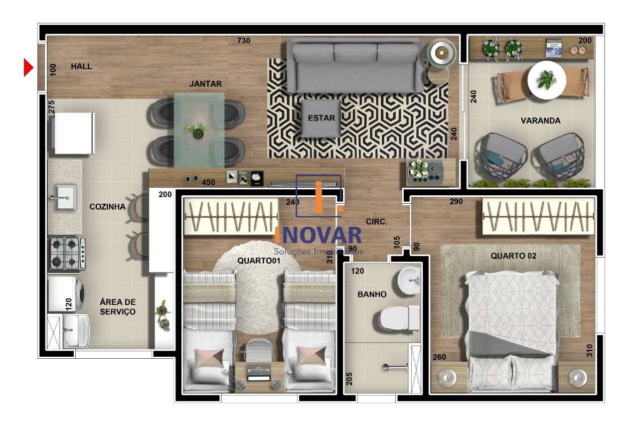 Apartamento à venda com 2 quartos, 85m² - Foto 17