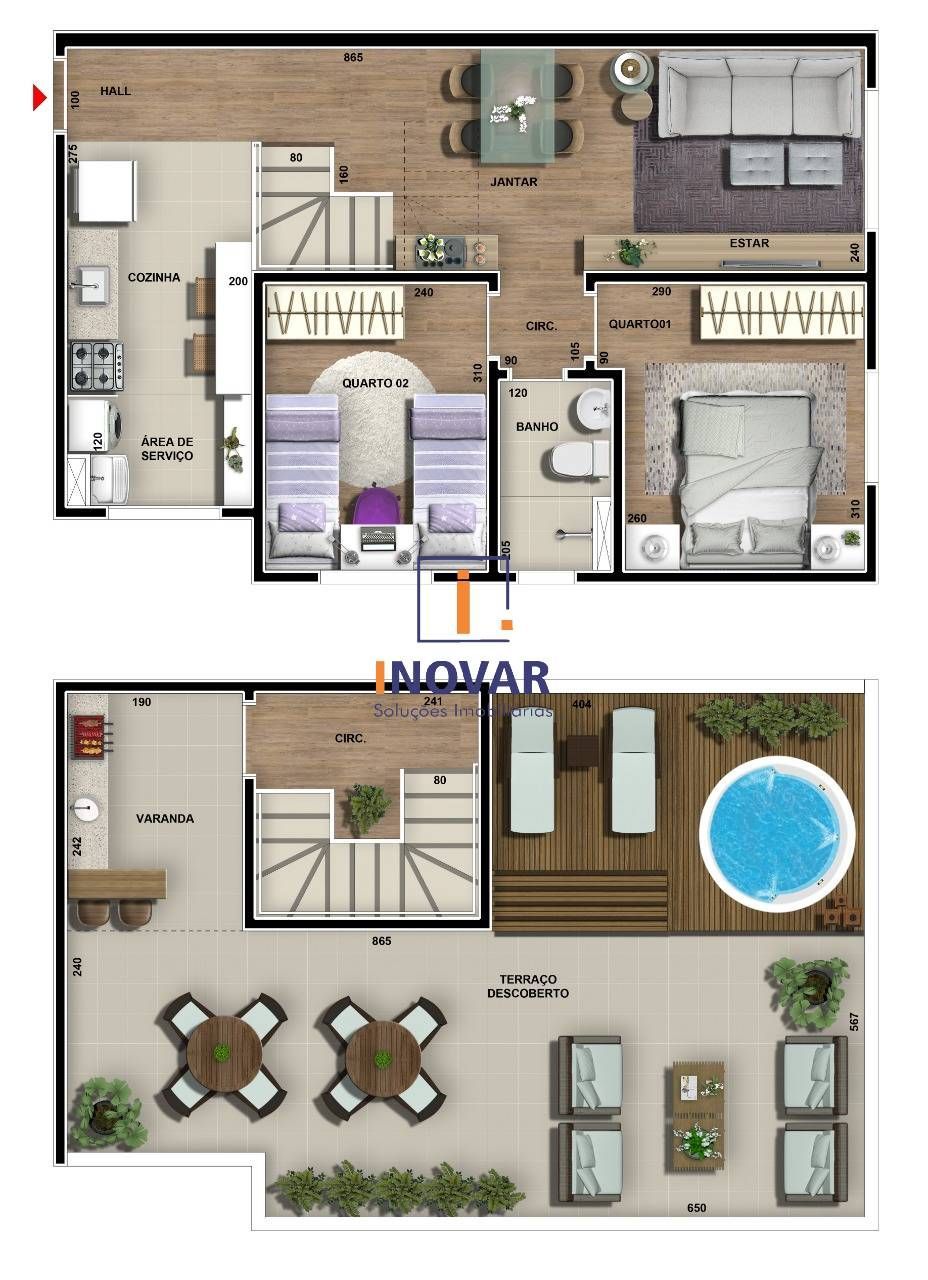 Apartamento à venda com 2 quartos, 115m² - Foto 24