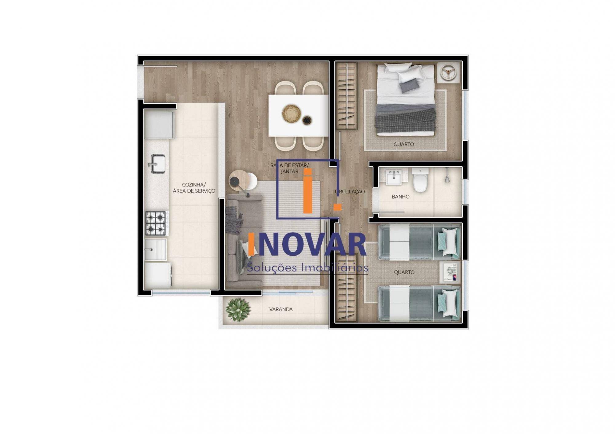 Apartamento à venda com 2 quartos, 48m² - Foto 11