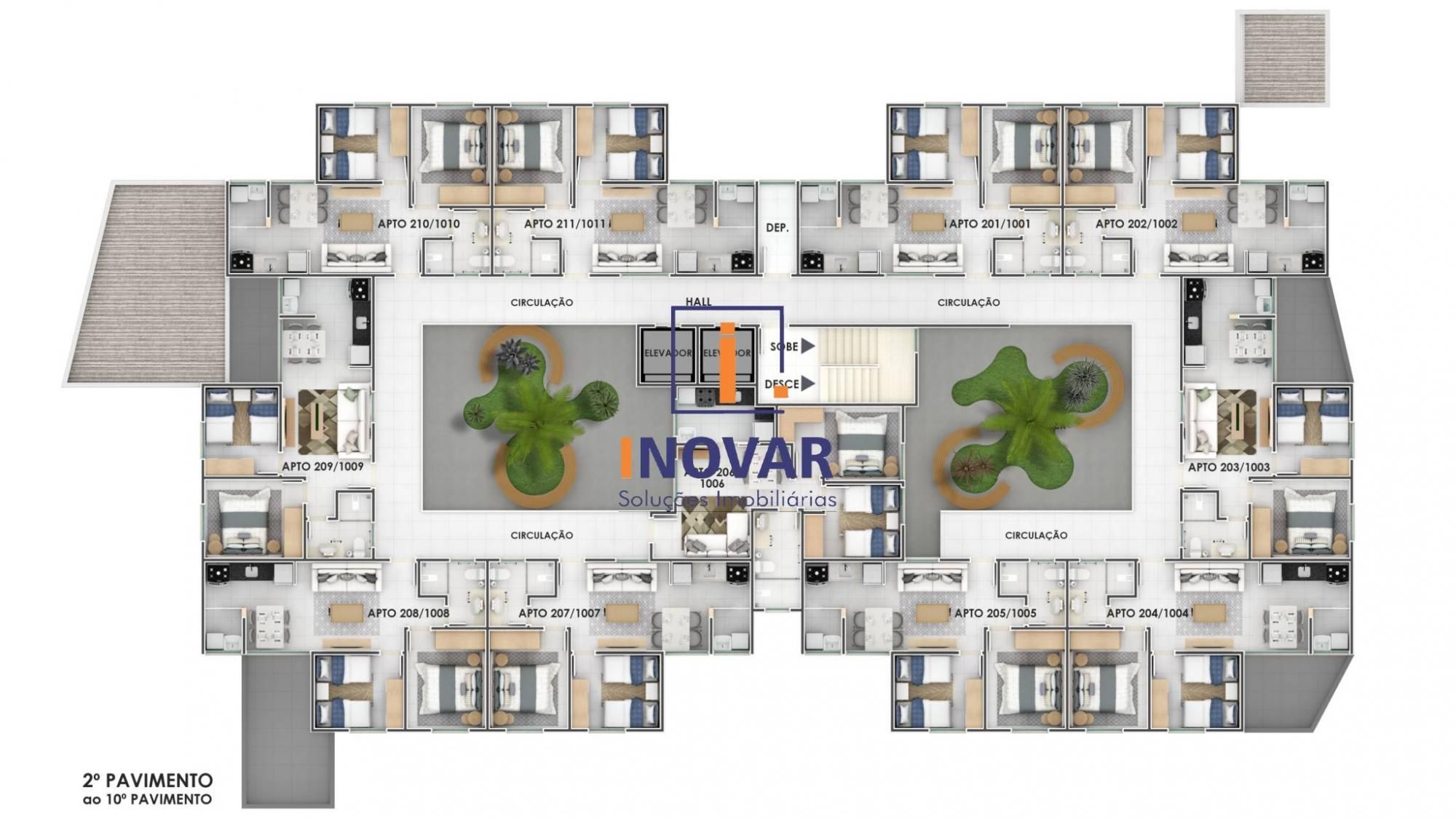 Apartamento, 2 quartos, 42 m² - Foto 21