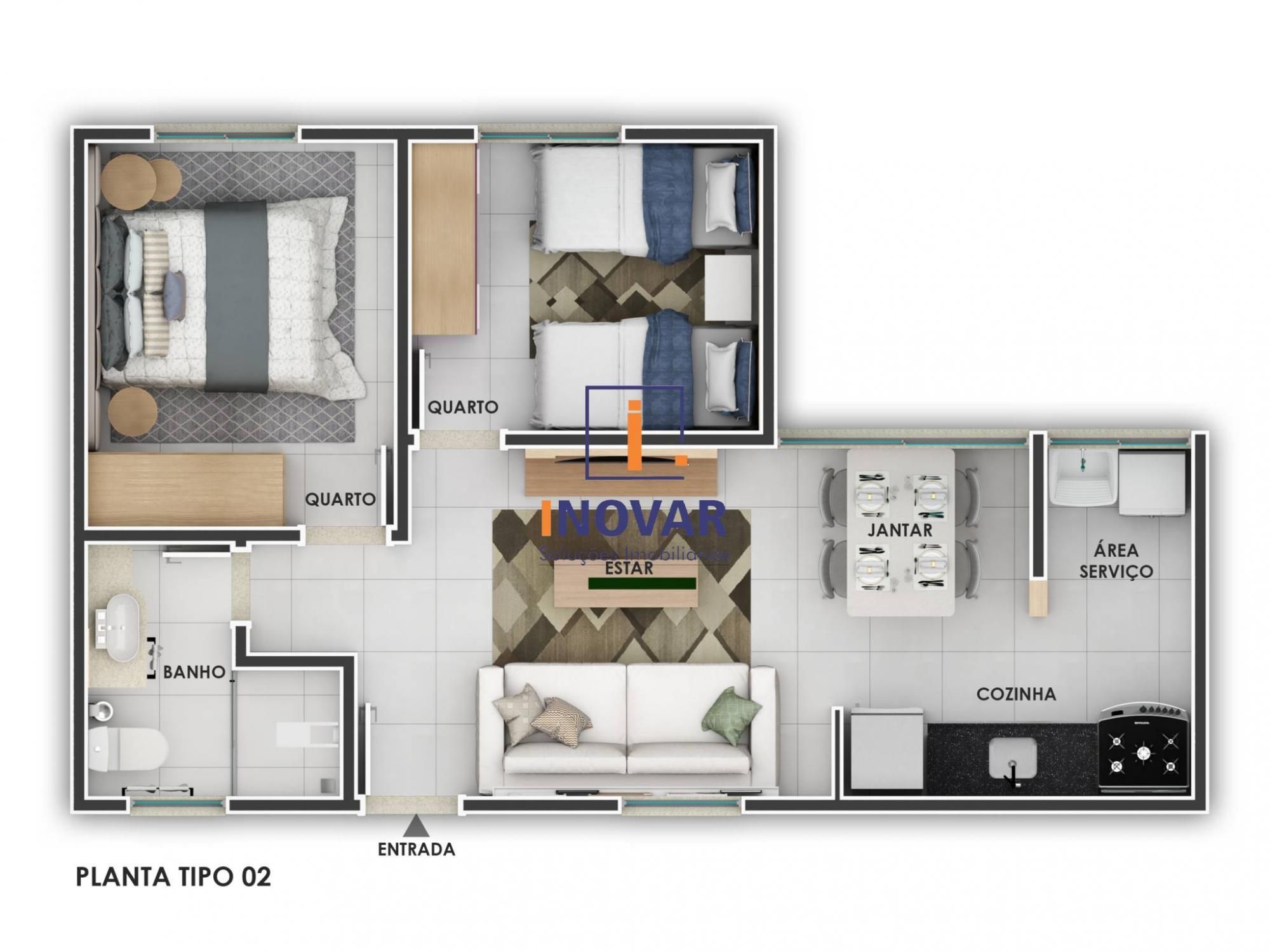 Apartamento à venda com 2 quartos, 42m² - Foto 18