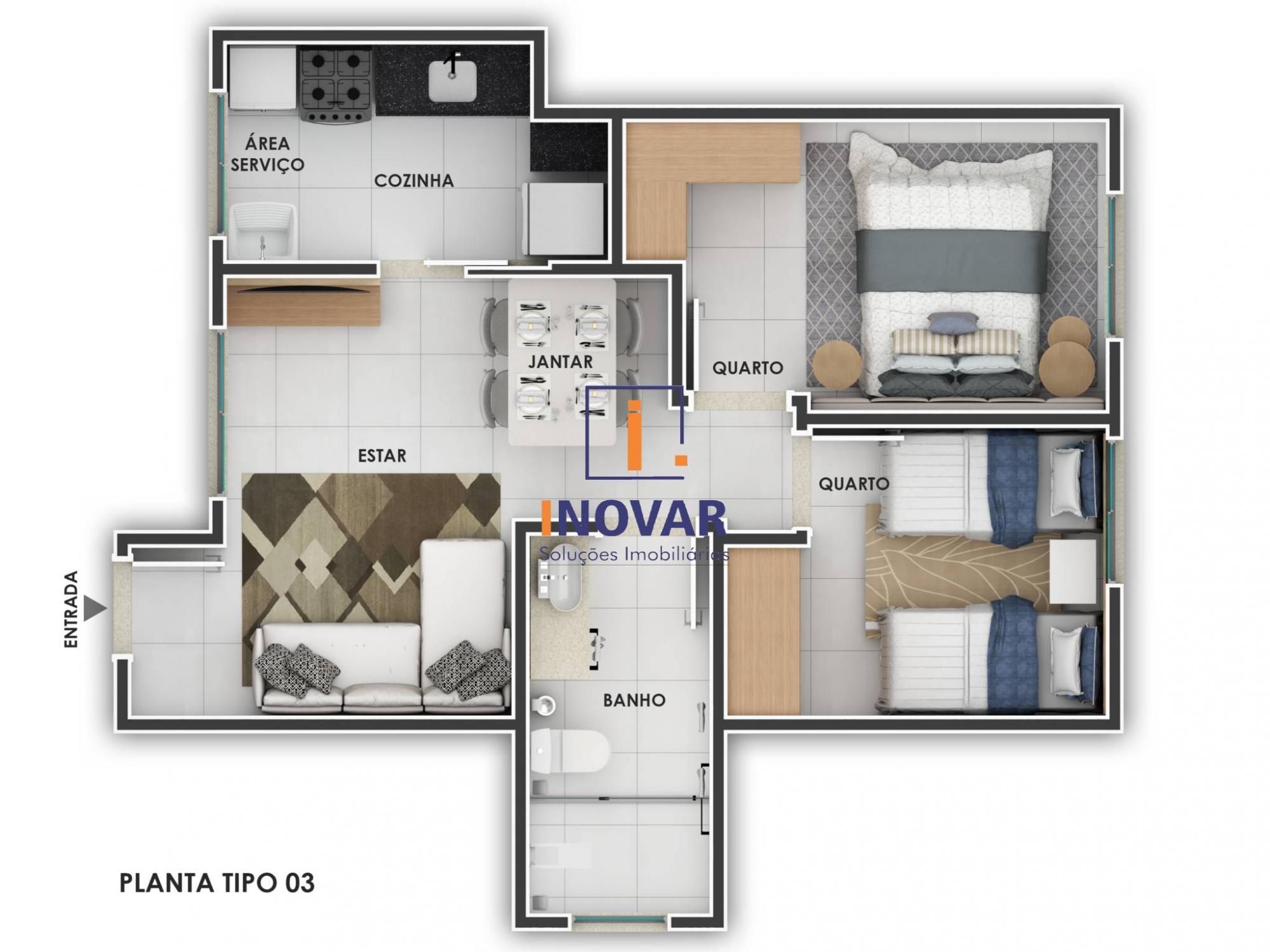 Apartamento, 2 quartos, 42 m² - Foto 19