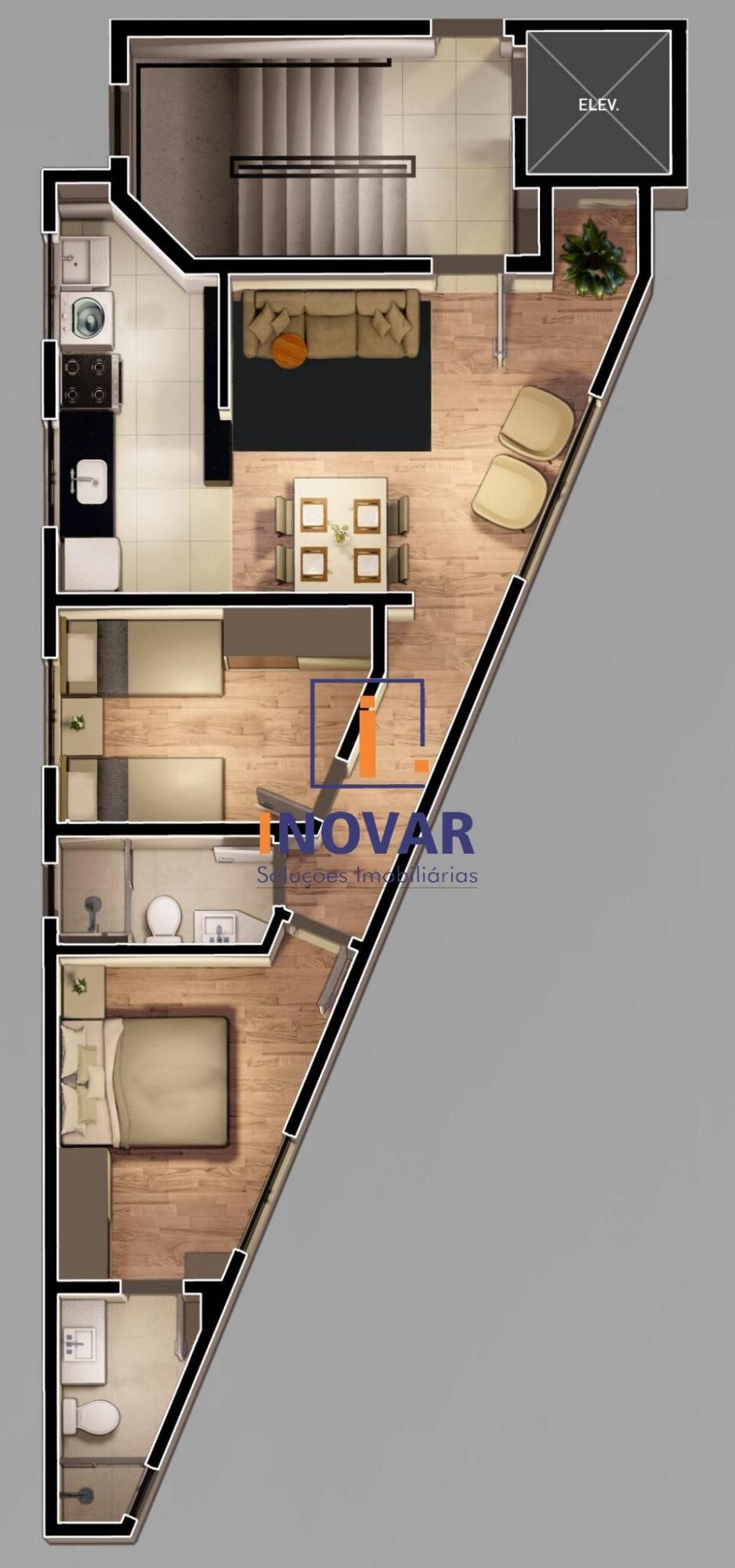 Apartamento à venda com 2 quartos, 55m² - Foto 11