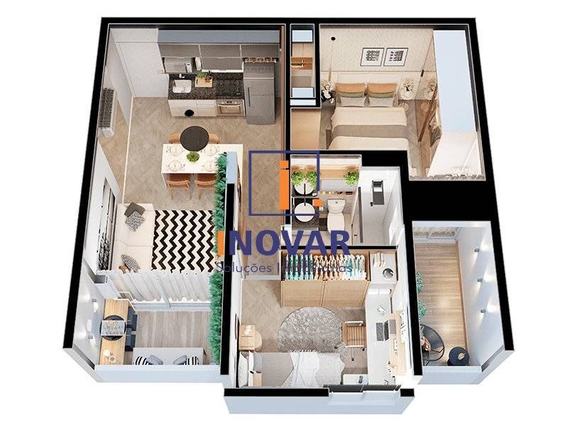 Apartamento à venda com 2 quartos, 45m² - Foto 4