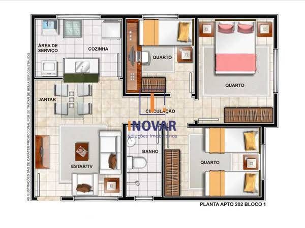 Apartamento à venda com 3 quartos, 54m² - Foto 14