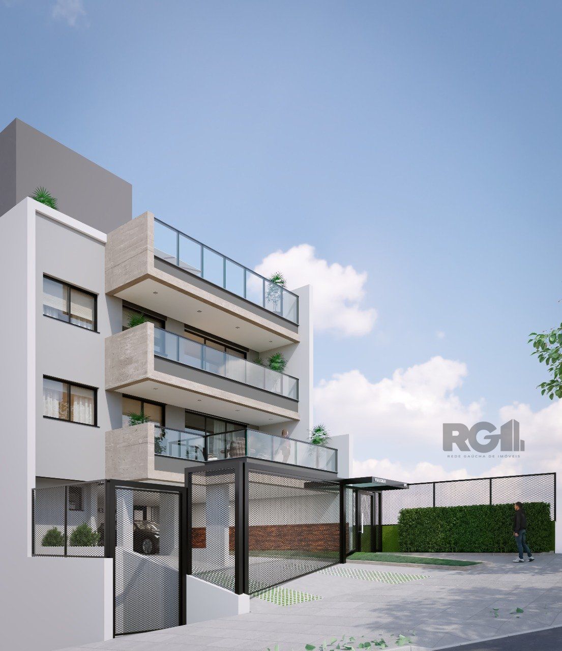 Apartamento de 2 quartos, suíte e 1 vaga de garagem no bairro das Três Figueiras