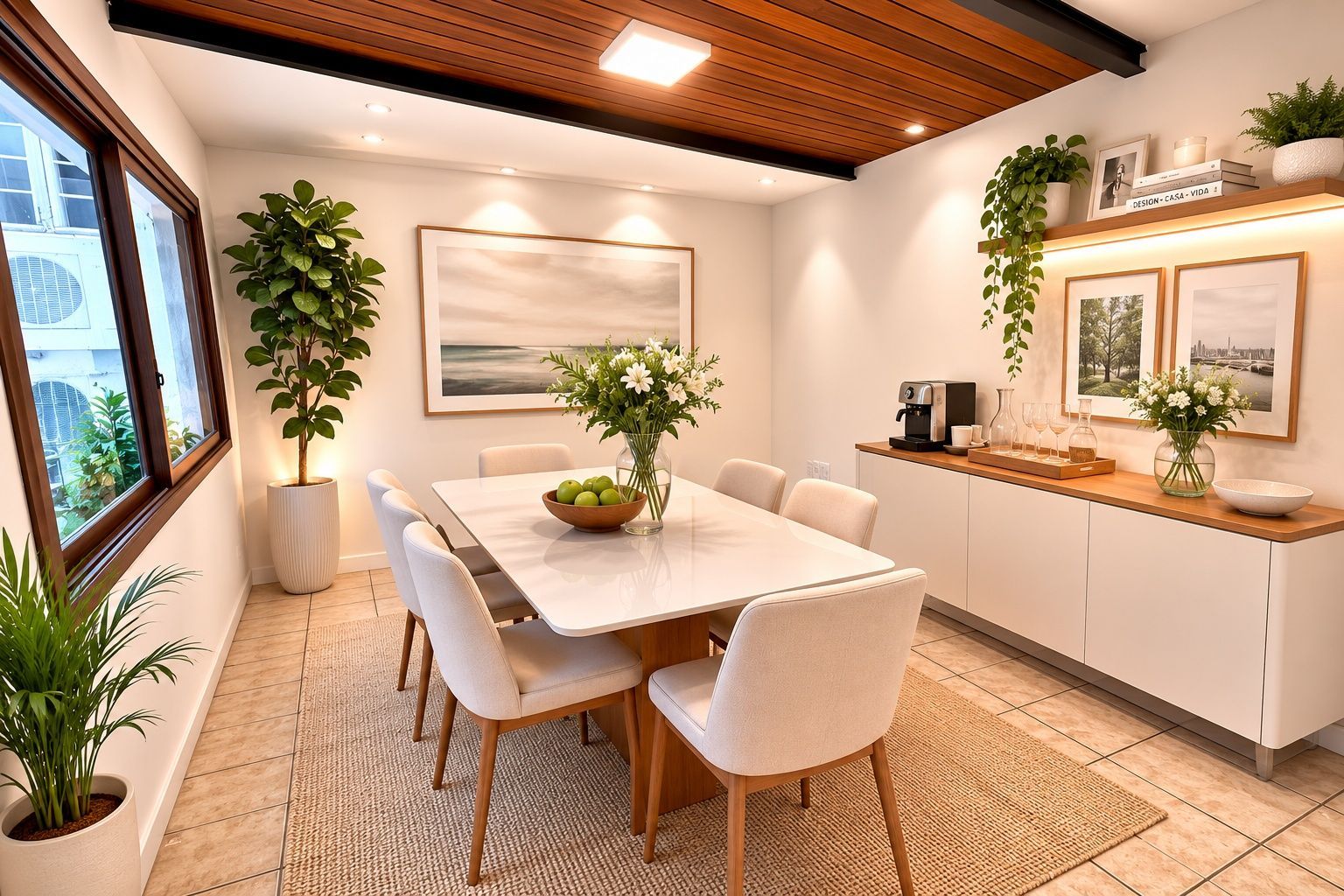 Sugestão de decoração por IA - Projetos e mobílias NÃO INCLUSOS.