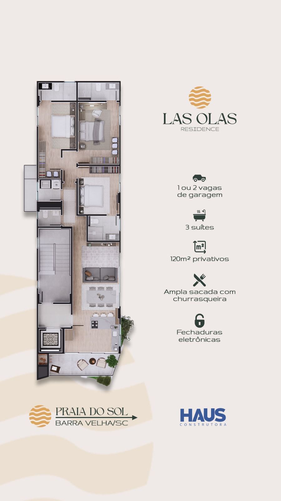 Apartamento, 3 suítes, à venda, 170 m², Itajuba - Barra Velha — foto 3