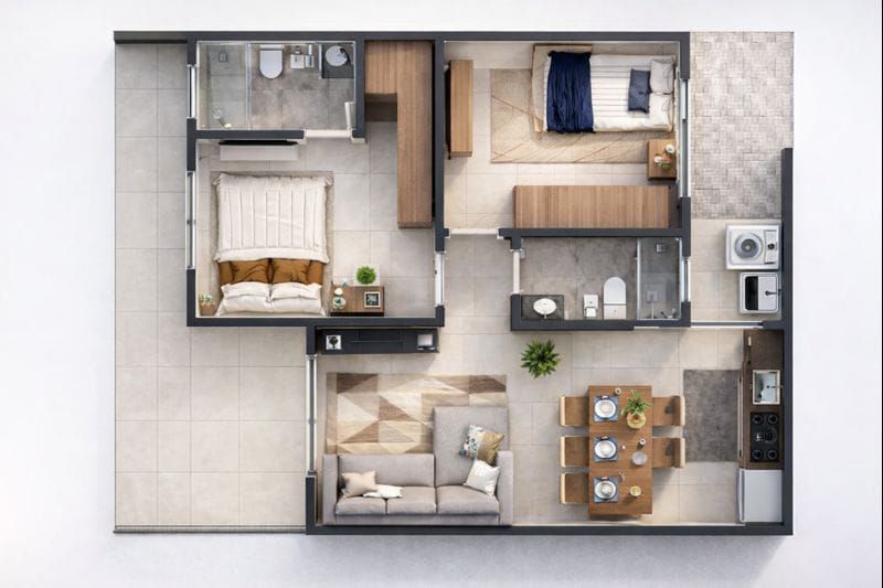 Casa, 2 quartos, à venda, 57 m², Itacolomi - Balneário Piçarras — foto 2