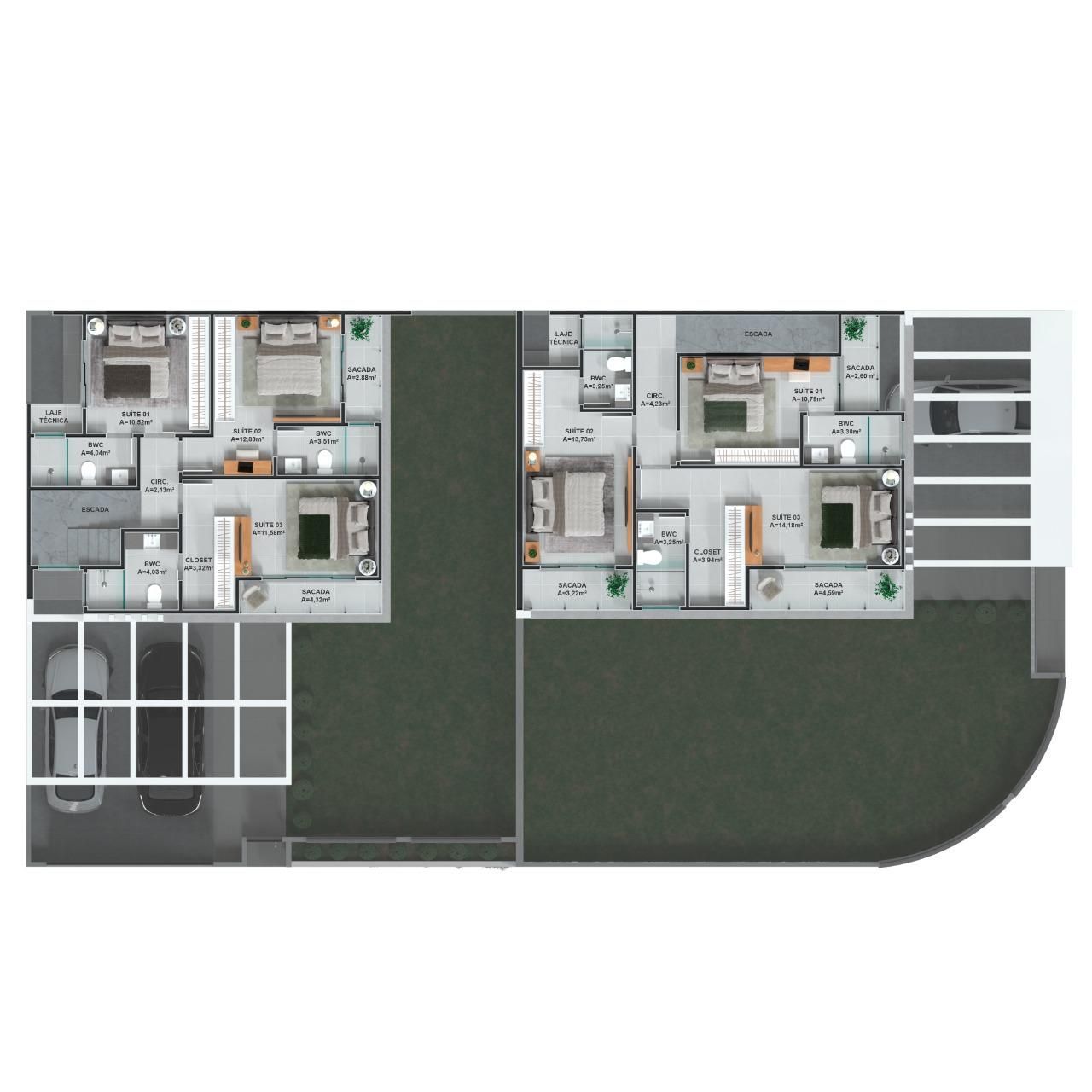 Sobrado, 3 suítes, à venda, 119 m², Itajuba - Barra Velha — foto 5