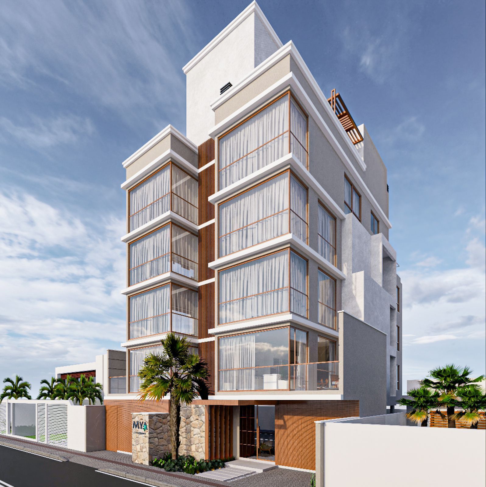 Apartamentos com duas suítes quadra mar