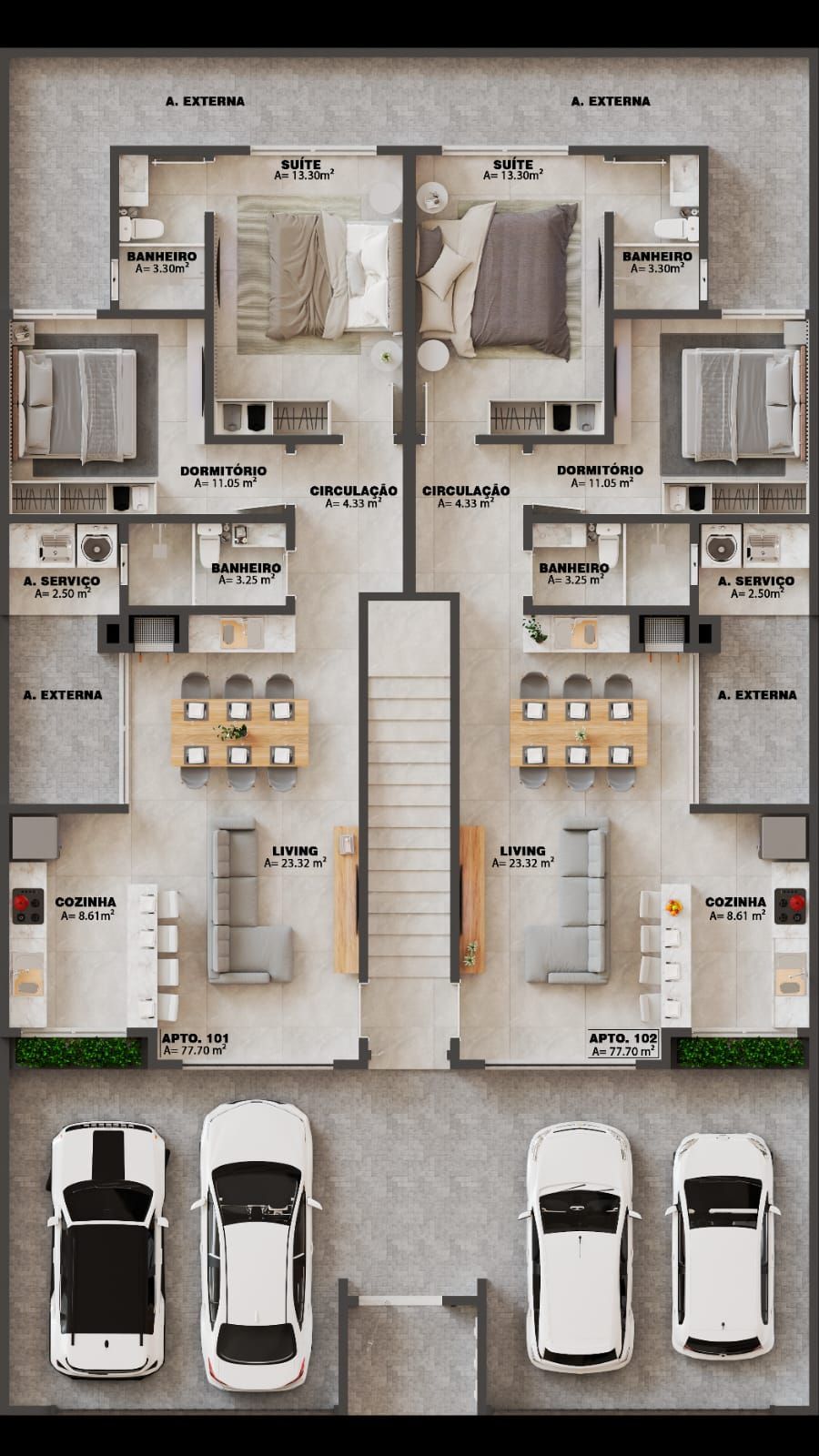 Apartamento, 2 quartos, à venda, 78 m², Tabuleiro - Barra Velha — foto 4