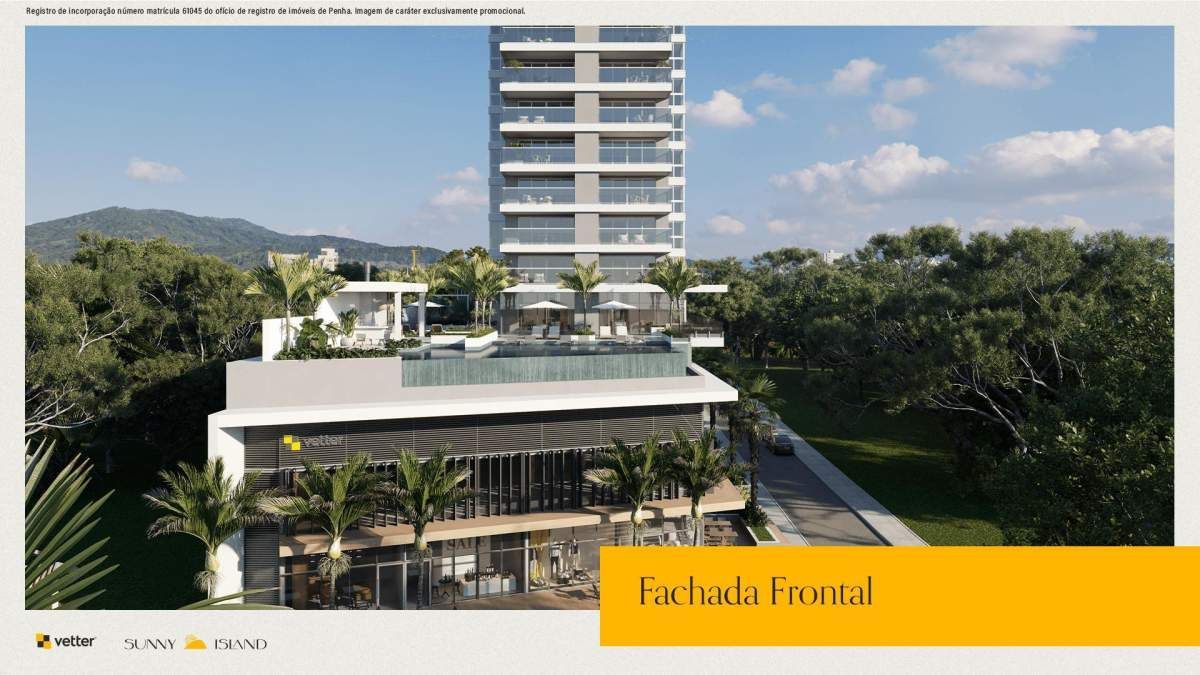 Apartamento à venda no Condomínio Sunny Island, Nossa Senhora da Fátima, Penha - SC