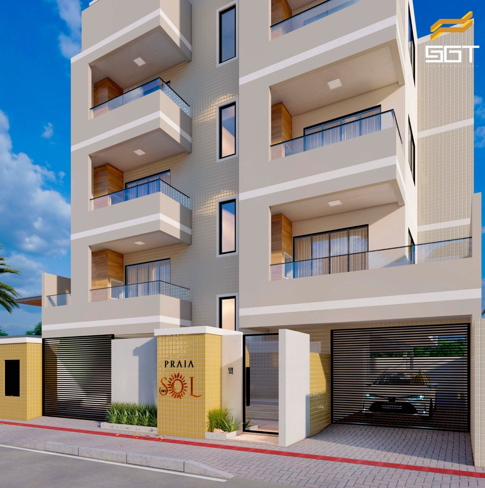 Apartamento com 2 suítes apenas 220 metros da praia