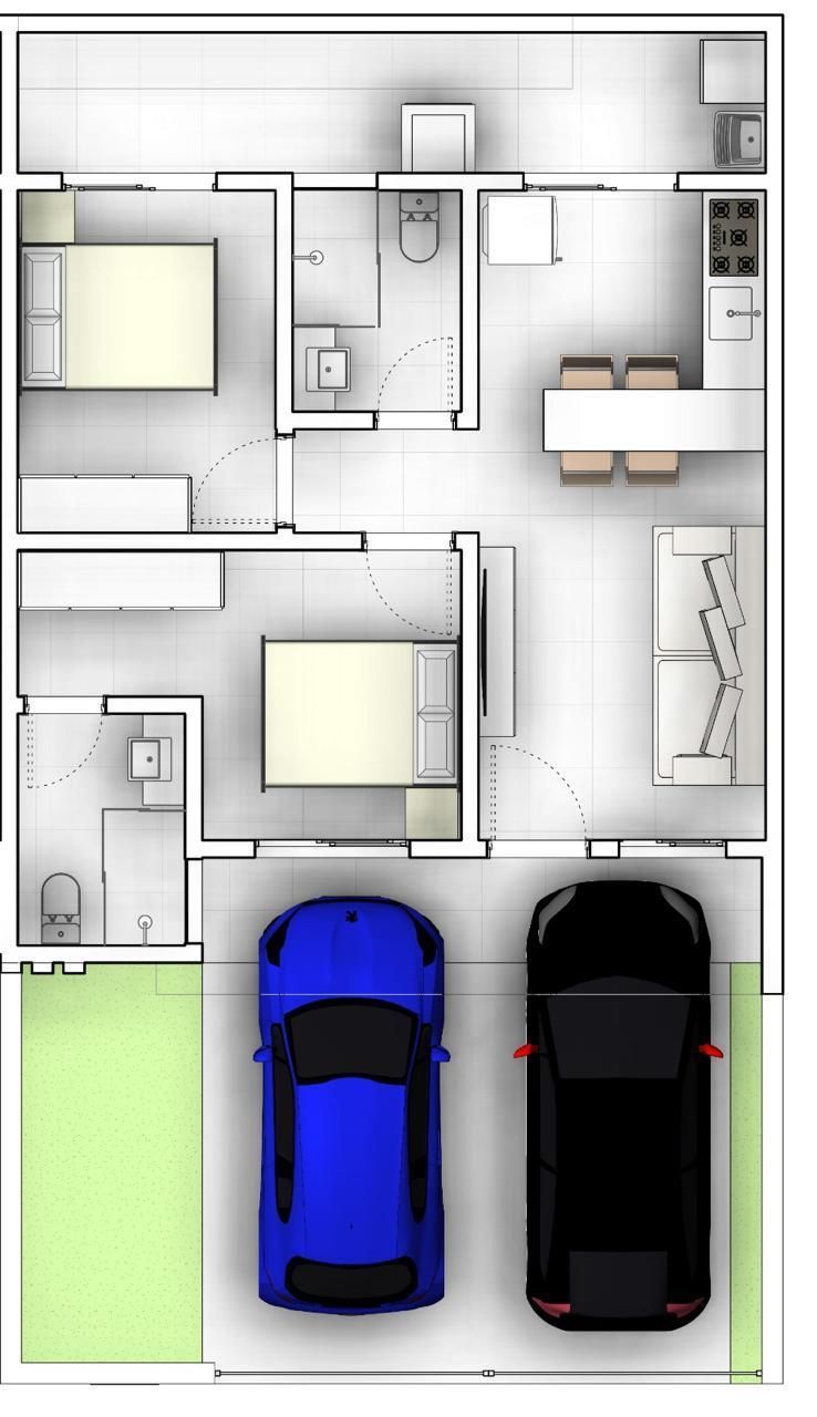 Casa com 2 Dormitórios à venda, 56 m² por R$ 385.000,00 Casa com 2 Dormitórios à venda, 56 m² por R$ 385.000,00