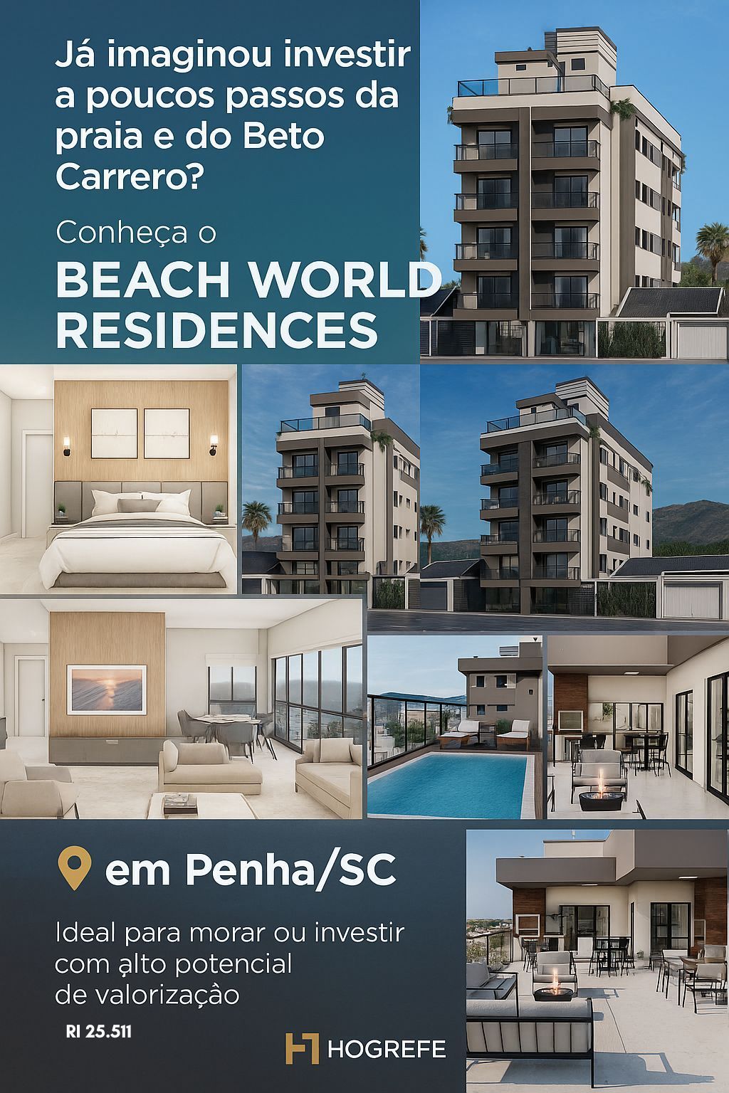 Apartamento, 3 quartos, à venda, 100 m², Praia da Armação - Penha — foto 4
