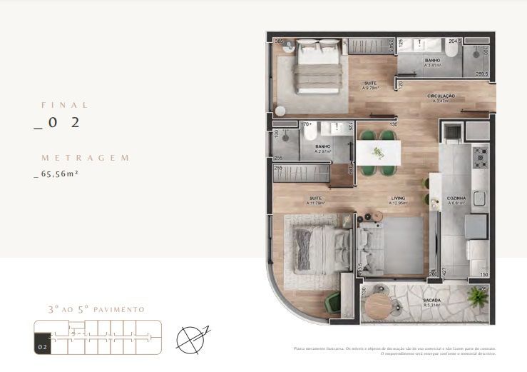 Apartamento, 2 quartos, 74 m² - Foto 24