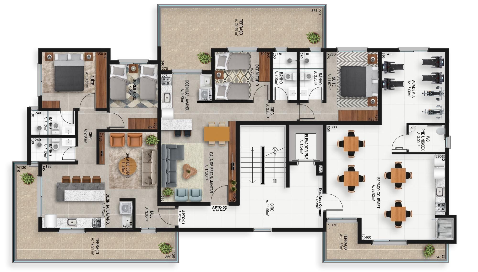 Apartamento, 2 quartos, 58 m² - Foto 4