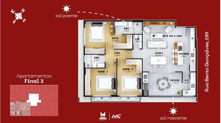 Apartamento, 3 quartos, 120 m² - Foto 14