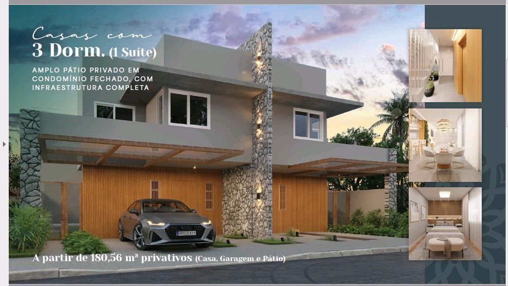 Casa de Condomínio, 3 quartos - Foto 1