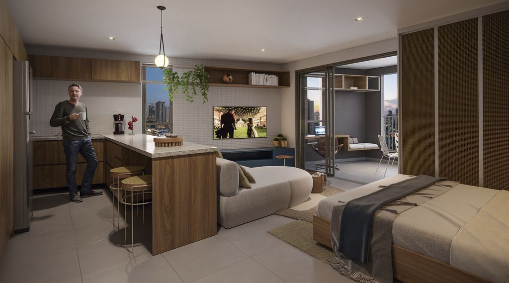 Apartamento, 1 quarto, 29 m² - Foto 7