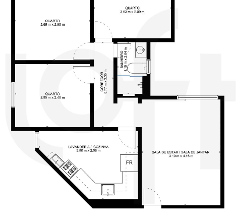 Apartamento para alugar com 3 quartos, 57m² - Foto 14