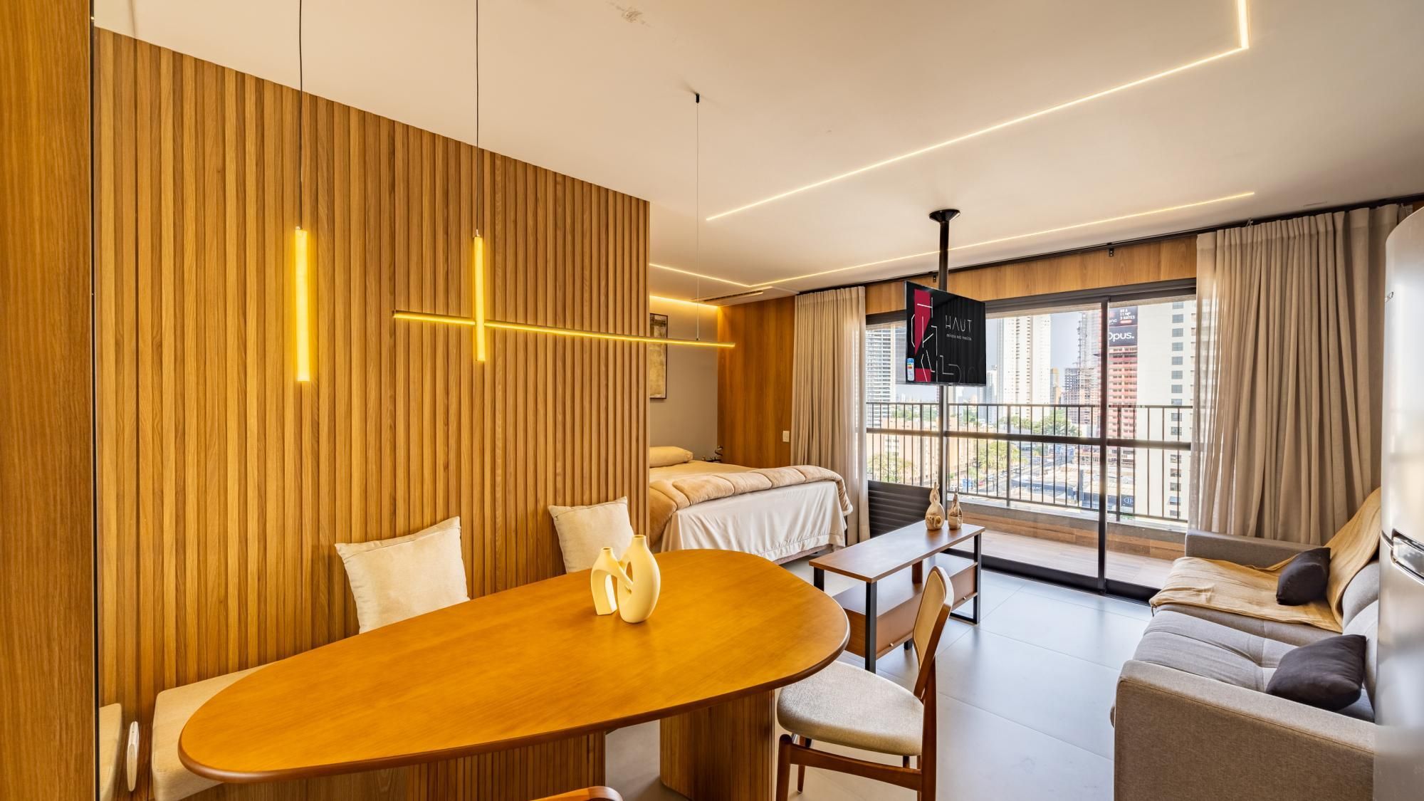 Apartamento mobiliado com 1 suíte no Hub Compact Life , no Setor Bueno — foto 1