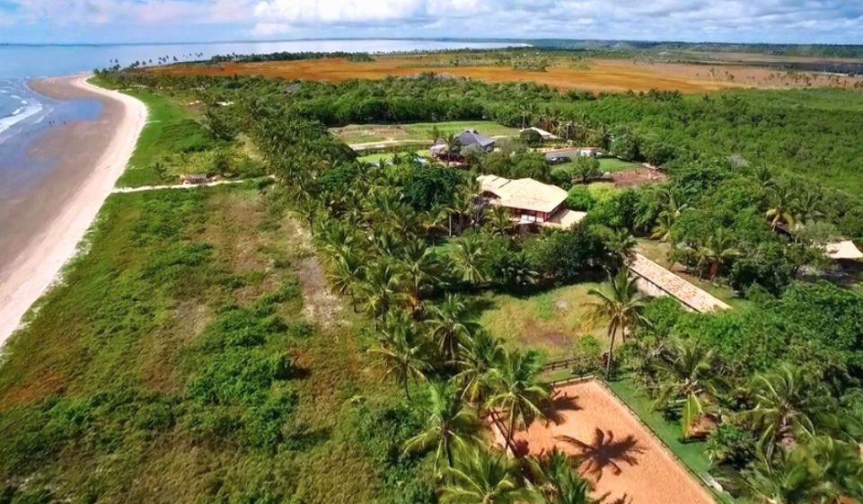 Casa de praia frente mar com 4 suítes, Santo André - Bahia — foto 1