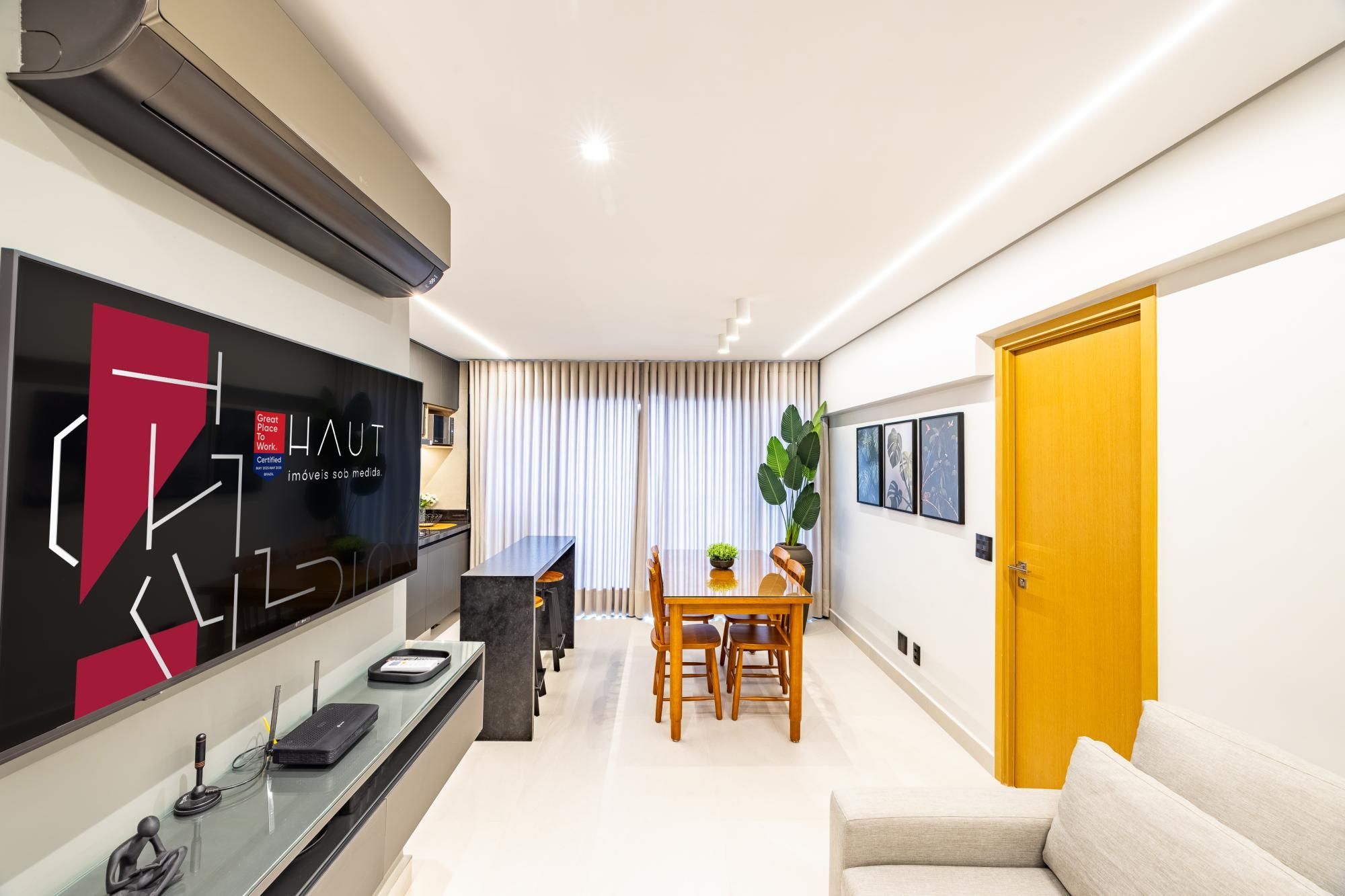 Apartamento para locação no Gyro Vaca Brava com 45 m² e 1 suíte